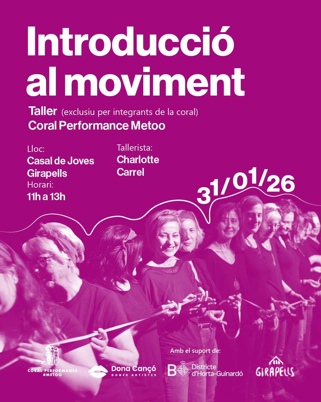 Introducció al Moviment, Taller de Charlotte Carrel amb Dona Cançó